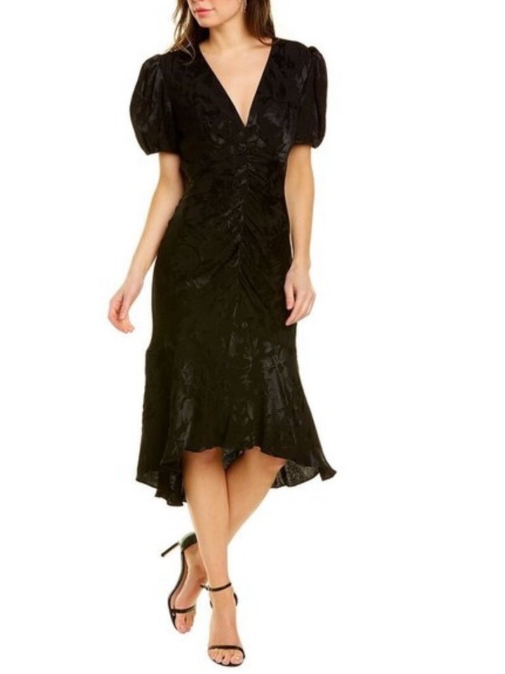 Sachin & Babi Ali ruched jacquard dress